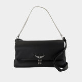 Sac À Bandoulière Rocky Xl - Zadig & Voltaire - Cuir - Noir