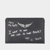 Wallet Zv Pass - Zadig & Voltaire - Cuir - Noir