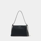 Sac Porté Épaule Jim - Zadig & Voltaire - Cuir - Noir