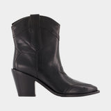 Bottines Cara Spazzo - Zadig & Voltaire - Cuir - Noir
