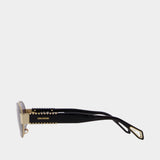 Lunettes De Soleil Zv26w3 - Zadig & Voltaire - Métal - Noir