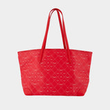 Cabas Z Monogram - Zadig & Voltaire - Synthétique - Rouge