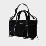 Sac À Bandoulière Sunny Rider - Zadig & Voltaire - Cuir - Noir