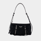 Sac Porté Épaule Sunny Rider Xs - Zadig & Voltaire - Cuir - Noir