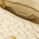 Sac À Bandoulière Moon - Vanessa Bruno - Cuir - Beige