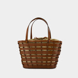 Sac Porté Épaule Panier - Vanessa Bruno - Cuir - Marron