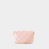 Sac À Bandoulière Moon Moyen - Vanessa Bruno - Coton - Rose