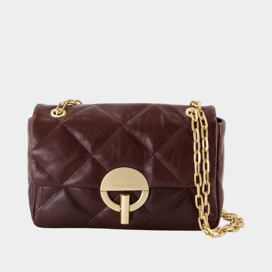 Sac À Bandoulière Moon Moyen - Vanessa Bruno - Cuir - Marron
