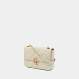 Sac Porté Épaule Grand Moon - Vanessa Bruno - Cuir - Beige