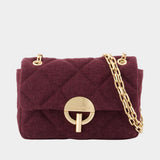 Sac À Bandoulière Moon Moyen - Vanessa Bruno - Lin - Bordeaux