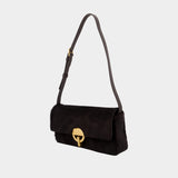 Sac À Bandoulière Moon Baguette - Vanessa Bruno - Cuir - Noir