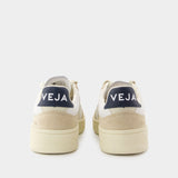 Sneakers V-90 - Veja - Cuir - Blanc Pierre