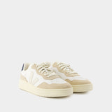 Sneakers V-90 - Veja - Cuir - Blanc Pierre