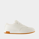 Dome Low Top Sneakers - Kenzo - Cuir - Blanc