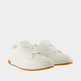 Dome Low Top Sneakers - Kenzo - Cuir - Blanc