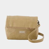 Wallet On Chain Pouch On Strap - Kenzo - Cuir - Beige