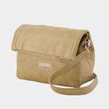 Wallet On Chain Pouch On Strap - Kenzo - Cuir - Beige
