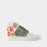Sneakers Hoshi High Top Vulcanized - Kenzo - Coton - Multi