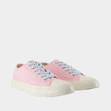 Sneakers Hoshi Low Top Vulcanized - Kenzo - Coton - Rose