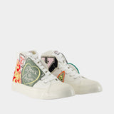 Sneakers Hoshi High Top Vulcanized - Kenzo - Coton - Multi