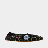 Ballerines Ballet - Kenzo - Cuir - Noir