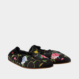 Ballerines Ballet - Kenzo - Cuir - Noir