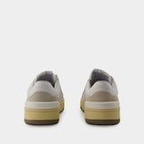 Sneakers Tennis Low Top - Lanvin - Cuir - Gris
