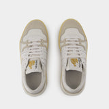 Sneakers Tennis Low Top - Lanvin - Cuir - Gris