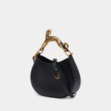 Sac À Main Cat Handle - Lanvin - Cuir - Noir