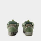 Sneakers Curb - Lanvin - Synthétique - Vert/Argenté