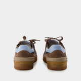 Sneakers Clay - Lanvin - Cuir - Marron