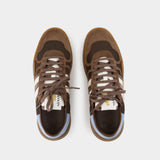Sneakers Clay - Lanvin - Cuir - Marron