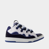 Sneakers Curb - Lanvin - Synthétique - Noir/Bleu