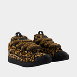 Sneakers Curb - Lanvin - Synthétique - Marron