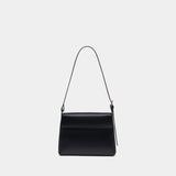 Sac Porté Épaule Virginie Flap - A.P.C. - Cuir - Noir