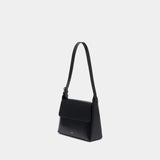 Sac Porté Épaule Virginie Flap - A.P.C. - Cuir - Noir