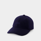 Casquette Charlie - A.P.C. - Laine - Bleu