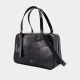 Sac Porté Épaule Virginie - A.P.C. - Cuir - Noir