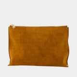 Pochette Le Neige Clou - A.P.C. - Cuir - Camel