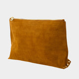 Pochette Le Neige Clou - A.P.C. - Cuir - Camel