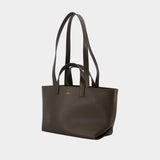Sac Porté Épaule Le Drummer Small - A.P.C. - Cuir - Kaki