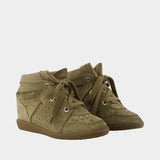 Sneakers Bobby Gz - Isabel Marant - Suède - Khaki