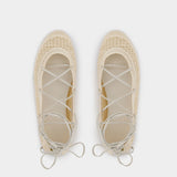 Ballerines Belna - Isabel Marant - Coton - Beige