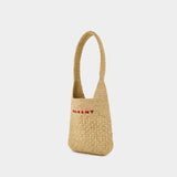 Sac Porté Épaule Praia Small Gc - Isabel Marant - Raffia - Beige