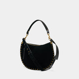 Sac Porté Épaule Oskan Soft Zip Gz - Isabel Marant - Cuir - Noir