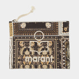 Pochette Netia Ge - Isabel Marant - Coton - Noir