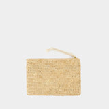Pochette Praia Pouch Gc - Isabel Marant - Raffia - Beige