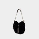 Sac Porté Épaule Oskan Tassel Ga - Isabel Marant - Cuir - Noir