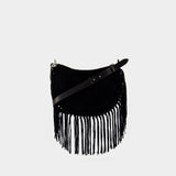 Sac À Bandoulière Kanao - Isabel Marant - Cuir - Noir