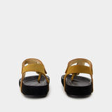 Sandales Enore - Isabel Marant - Cuir - Kaki